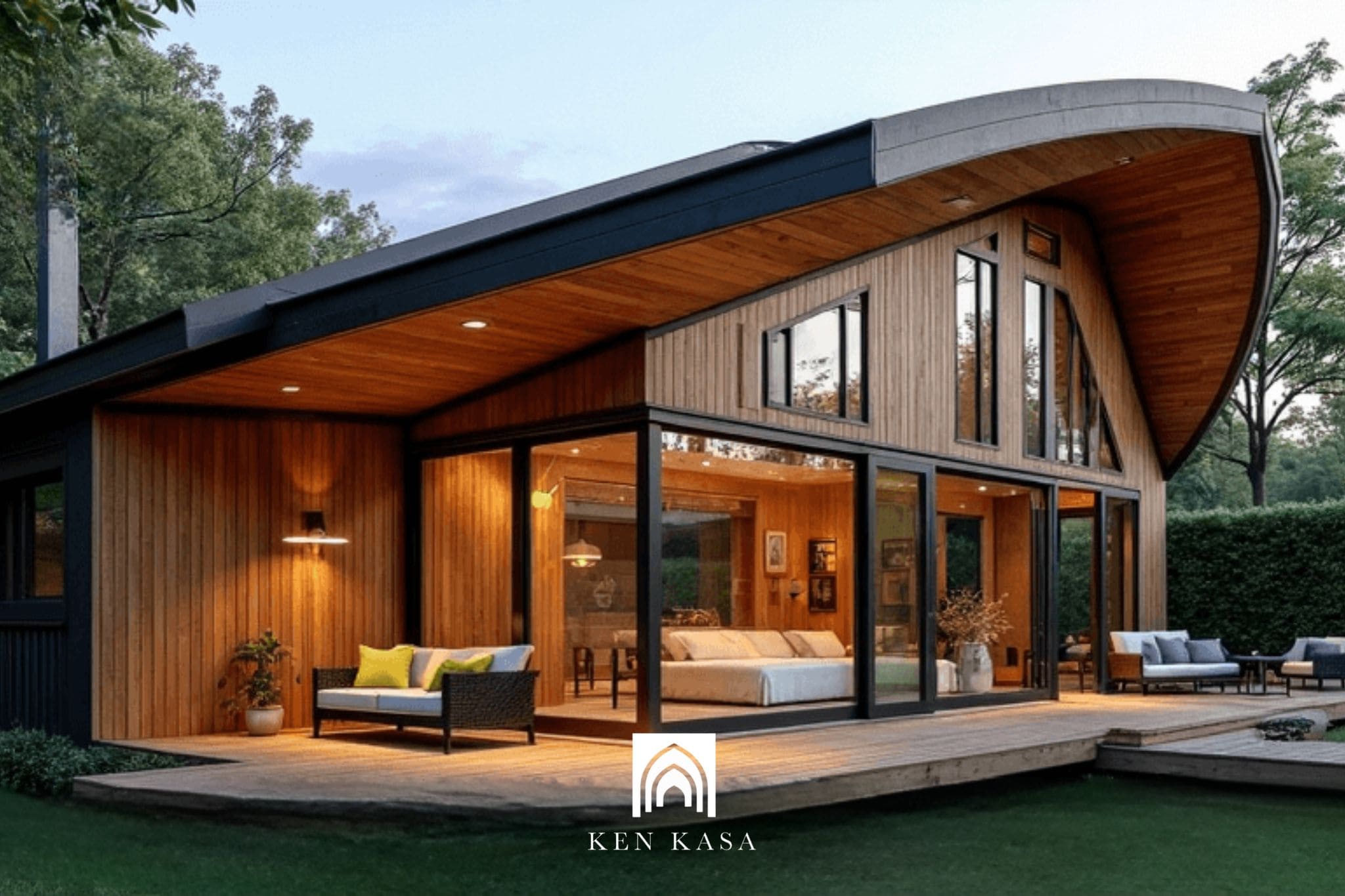 Mẫu thiết kế bungalow c&aacute;nh buồm